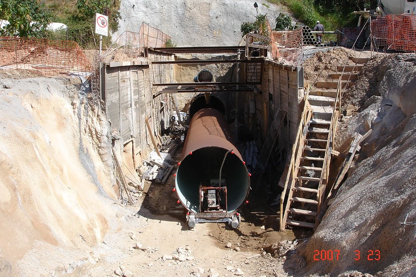 Tunnel d'adduction, Vila Franca de Xira