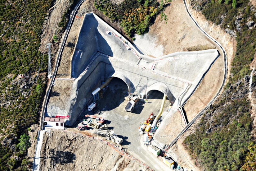 Marão Tunnel - Execution of Marão Tunnel Eastern Section, Vila Real