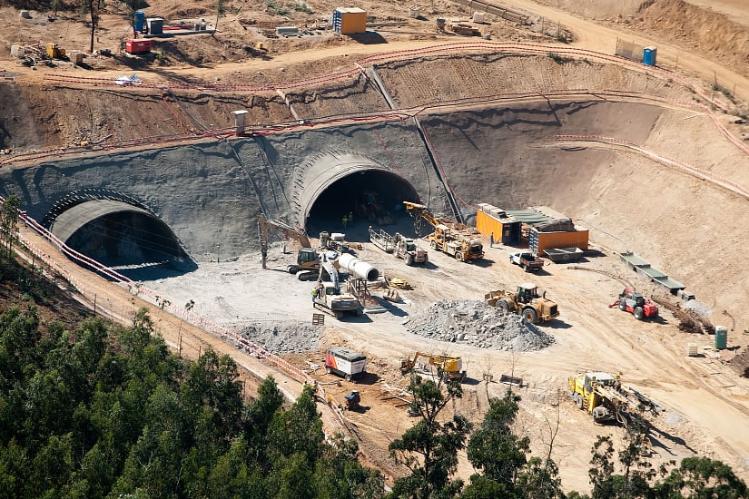 Construction of Seixo Alvo Tunnel, A32