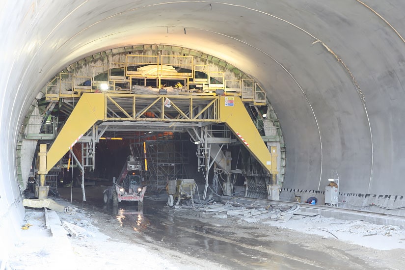 Construction of Seixo Alvo Tunnel, A32